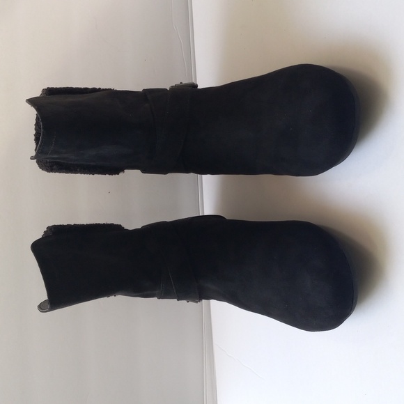 Dolce Vita Elsa Boots Faux Suede Leather Buckle Closure Women's Sz 10 - Picture 5 of 15